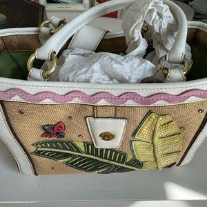 Vintage coach ladybug tote !!